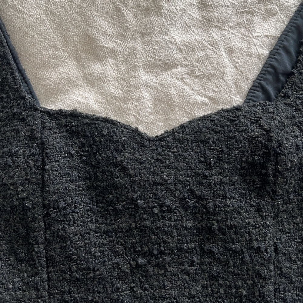 Abercrombie and Fitch women’s cropped tweed tank XS - Picture 2 of 5
